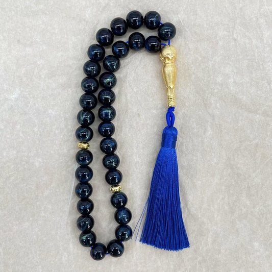 Tasbih 33 Prayer Beads 10mm Muslim Islamic Tassels Exquisite Handmade