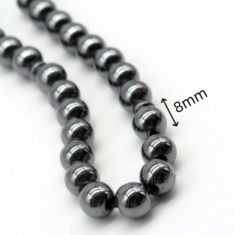 Tasbih 8mm Prayer Beads 33 Hematite Black Muslim Islamic Arabic Tassels Exquisite Luxury Handmade